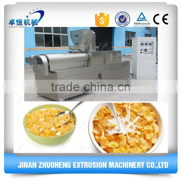 Extruded Corn Flakes and Breakfast Cereal Making Plant Production Line photo-5