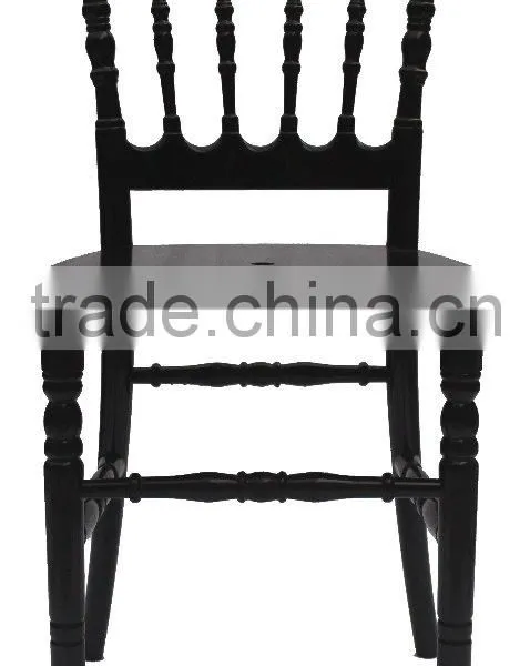 Black Resin/Acrylic/PolyCarbonate Napoleon Chair--strong