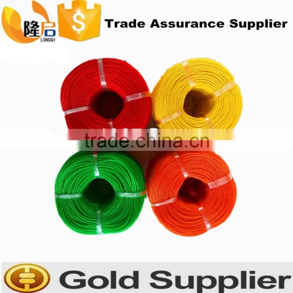 pe ropes for fishing nets made from pp yarn