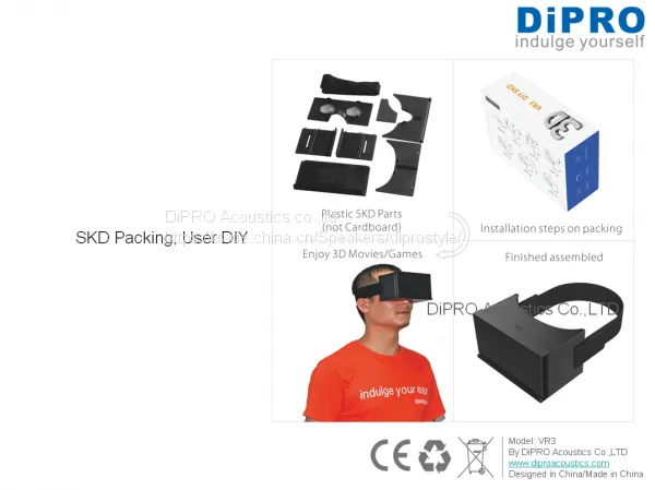 Smart DIY SKD 3D VR Glasses Virtual 3D Glasses Cheap Price 3D VR Headsets photo-4