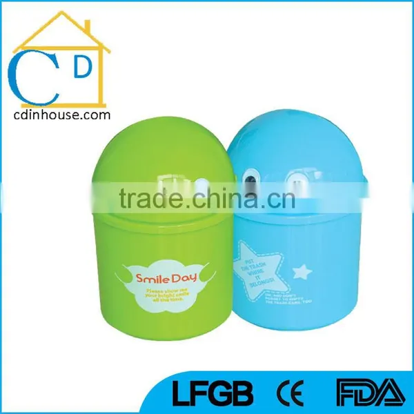 Home Plastic Trash Bin With Handle photo-6