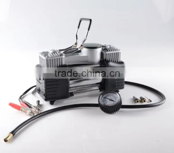 H90140 150PSI Double Cylinder Portable Car Air Compressor With Heavy Duty photo-2