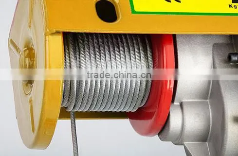 Small Electric Winch Hoist Mini Wire Rope Winch photo-4