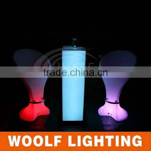 Colourful Rechargeable RGB LED Lighting Up Coffee Chair photo-2