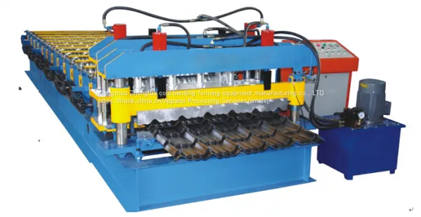 Glazed Bamboo Type Metal Tile Manufacturing Equipment photo-5