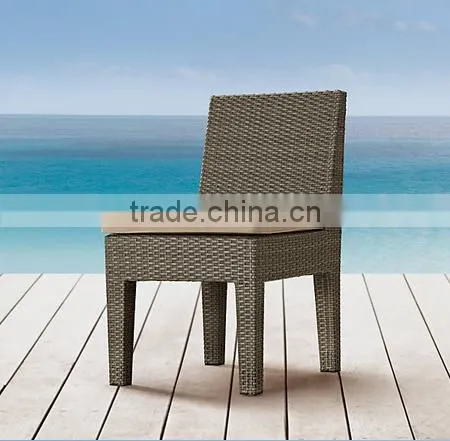 2017 Simple Design Strong Chaise Synthetic Rattan Modern Armless Chairs photo-2