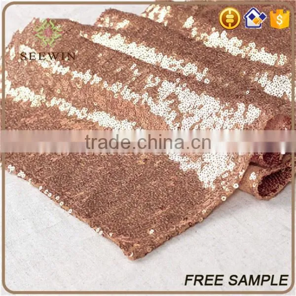 Luxury Glittering Sequin Table Runners for Wedding/banquet Decoration photo-6