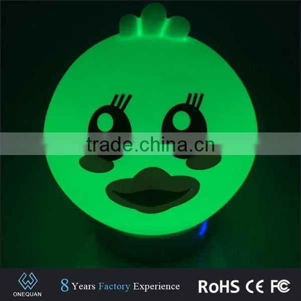 2016 Outdoor Portable Cute Duck Shape Bluetooth Speaker With Smart Lamp photo-3