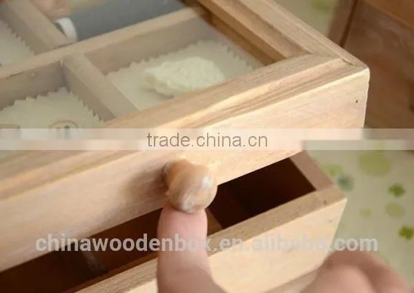 2015 Popular Customize Folding Wooden Sewing Box photo-3