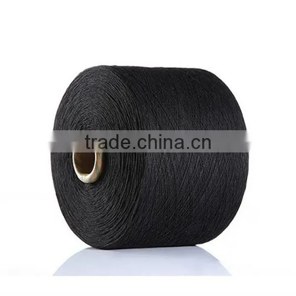 High Quality 100% Pure Black OE Open End Cotton Yarn for Mops photo-2