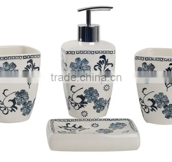 Antique Rectangular Ceramic Bathroom/washroom Accessories photo-2
