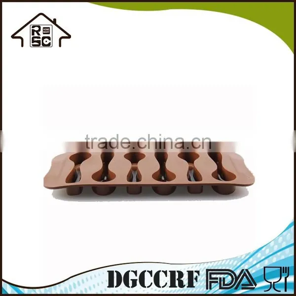 6 Cavities Spoon Shape Silicone Chocolate Mold Cupcake Decorating Tool photo-5