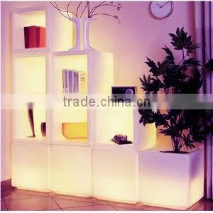 High Quality PE Material Combined Led Carbinet for Wine/light up Plastic Designed Nighclub Bar Used Led Carbinet photo-3