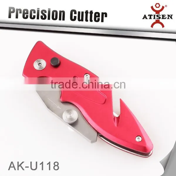Wholesale Paper Cutter Folding Utility Pocket Knife Cutter With Aluminium Handle photo-3