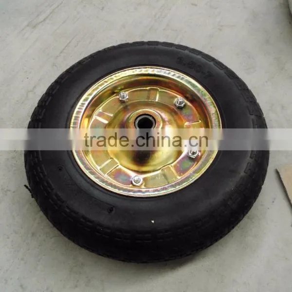 Air Wheel 3.50-7 Pneumatic Rubber Wheel 3.50-7/3.00-8 photo-2