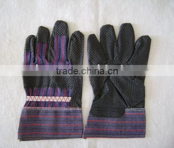 Black PVC Impregnated Working Glove