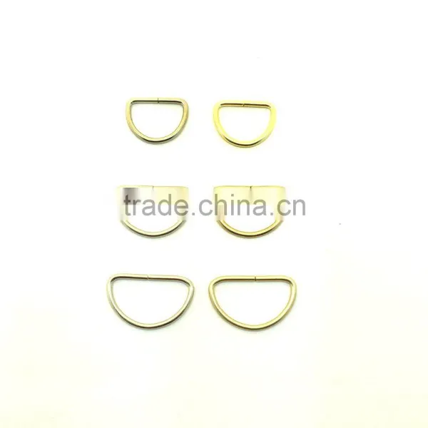 Nickel Finish Metal D Ring / Metal Hardware Ring / Steel Rings photo-6