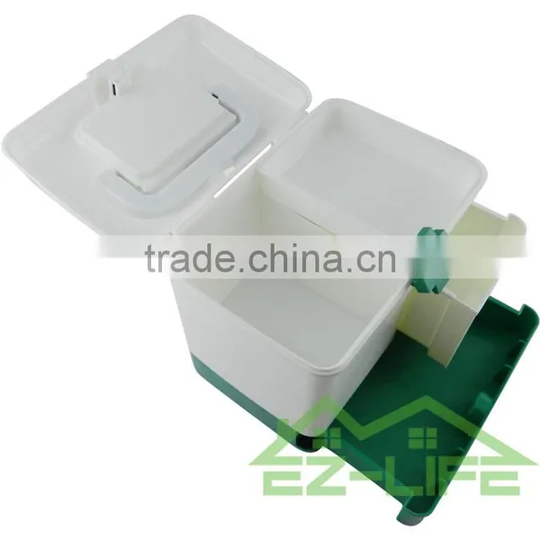 Cheap Hot Sale Top Quality Colorful Plastic Home Use Metal Trunk Clear First Aid Storage Box With Handle for Small Part photo-4