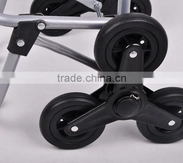Foldable Supermaket Grocery Shopping Trolley With Folding Chair Seat photo-5