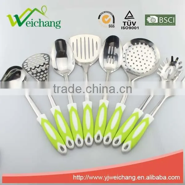 WCR127 Premium Stainless Steel Utensils Spoon Cooking Utensil Gadgets Set With TPR Handle photo-4