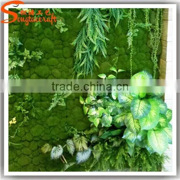 Guangzhou Songtao Supplier Artificial Green Wall Fake Plastic Green Wall photo-3