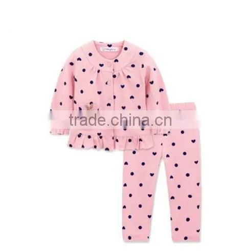 New Design 100% Cotton Pajama Sleepwear for Children,flower Printing Fabric for Pajama Children photo-5