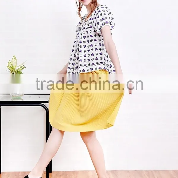 New Style Lady Puff Sleeve Full Screen Printing t Shirt Wholesale photo-4
