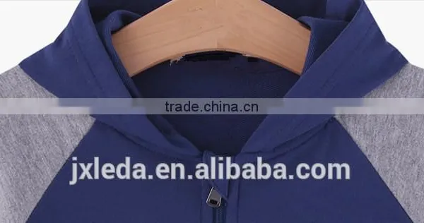 2016 New Design Children's Wear Autumn Outfit Young Children Hooded Jacket Navy Blue photo-5