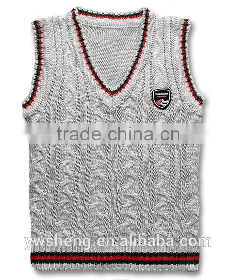 Children Sweater Knit Vest Vest Waistcoat Male Child Sweater Woolen Design Knitted Machine Price Sleeveless Sweater photo-5