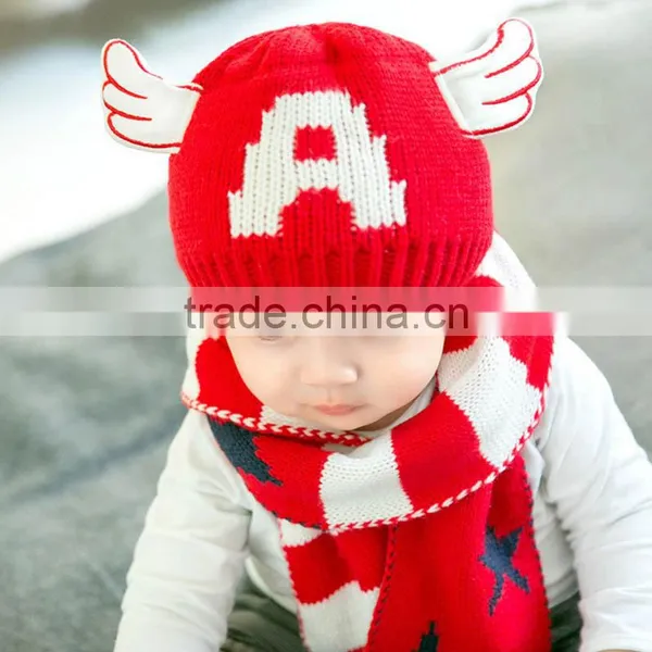 TC17008 Wholesale Cute Baby Winter Hat and Scarf photo-2