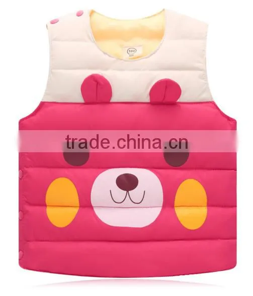 OEM Latest Fashion Lightweight Boys and Girls Winter Outer Duck Down Waistcoat photo-4