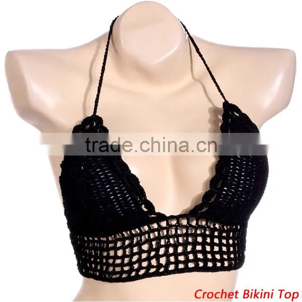 Personalized Summer Crochet Bikini Top photo-3