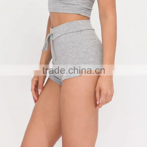 Factory Wholesale Cheap Beach Pants Plain Shorts Women Summer Sexy photo-2