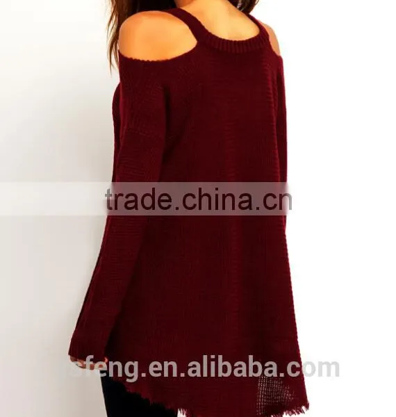 V Neck Girls Fashion Clothing Fancy Womens Sweaters photo-4