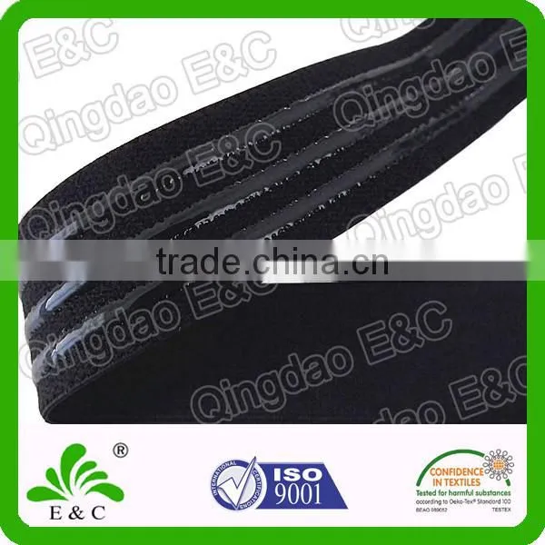Oeko-tex100 Elastic Band With Silicon Silicone Tape for Clothing