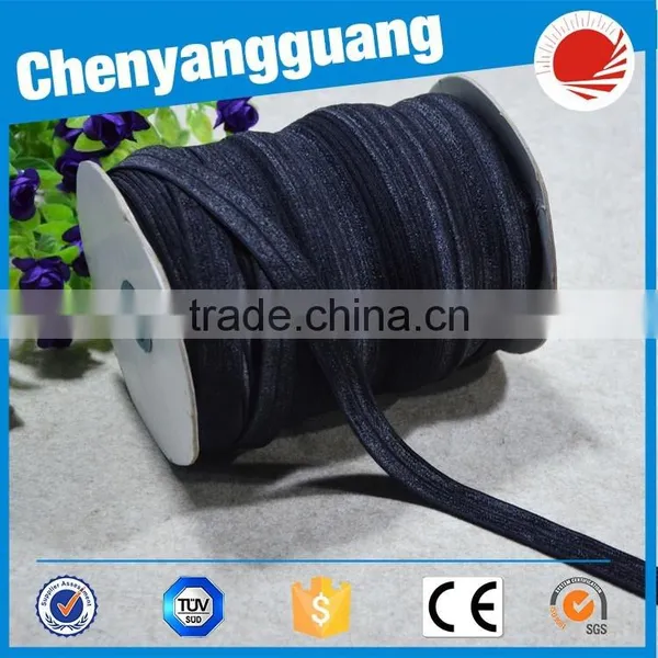 2017 Fashion White and Black Nylon Webbing Folded Over Elastic for Clothing Bag Jeans T-shirt photo-5