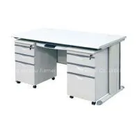 Glass Design Office Computer Table