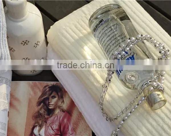 Wholesale Terry 100% Cotton Bath Towel Piano Key Jacquard For Hotel Use photo-5