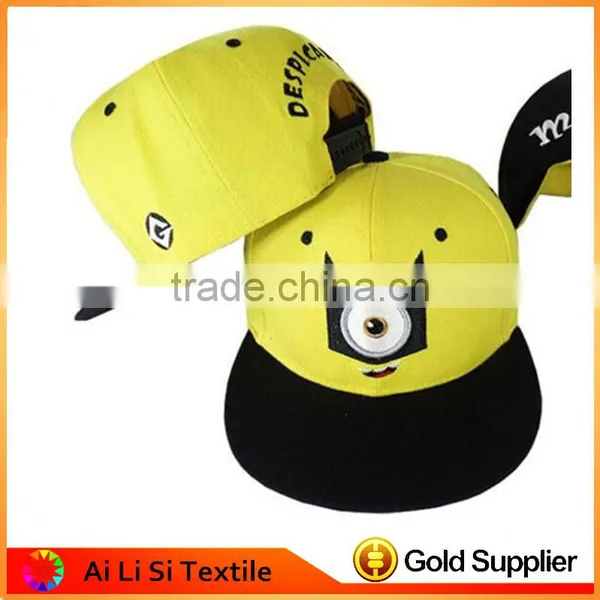 Cheap Cartoon Design Snapback Hats, Fashion Design Embroidered Snapback Hat,Hip Hop Flat Snapback Caps photo-2