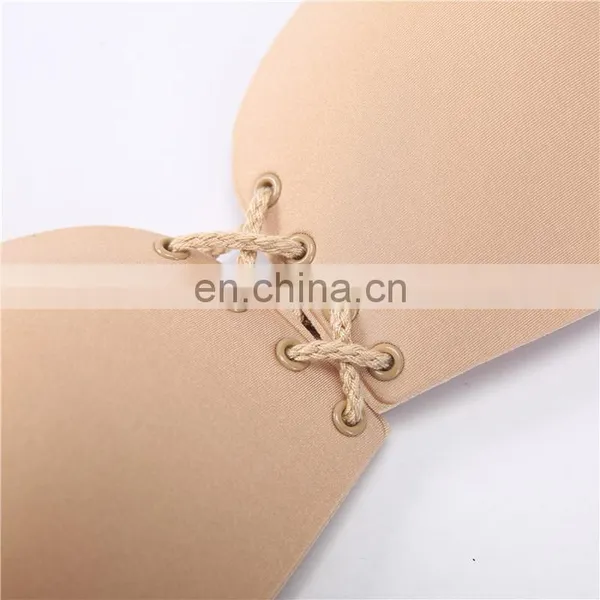 2017 Fly Bra Drawstring Invisible Bra Very Sexy Push Up Strapless Adhesive Bandage Bra photo-3