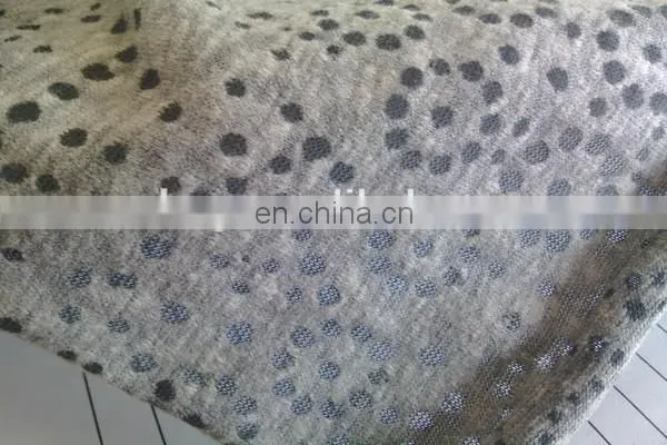 Winfar Textile 60 % Cotton 40 % Polyester Knit CVC Snow Print Burnout Fabric photo-3