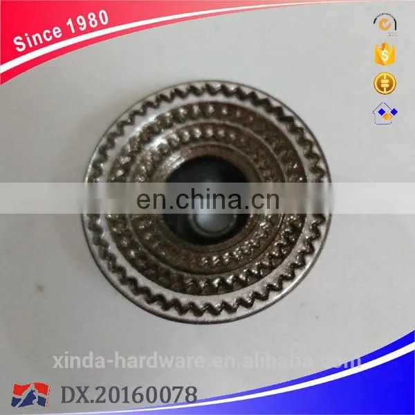 Vintage Brass Fix Metal Button for Jeans Denim photo-4