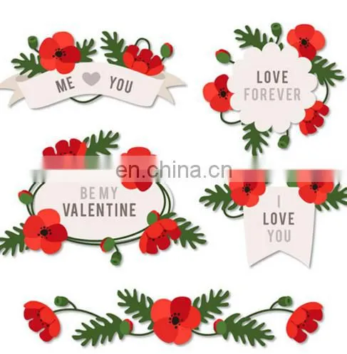 Removable Wall Stickers for Valentine's Day