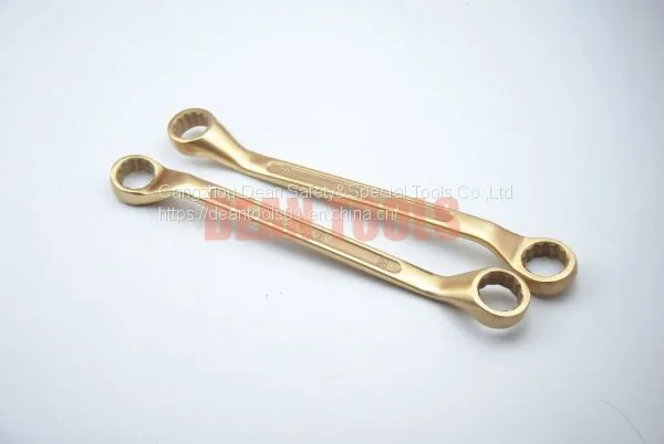 Spark Proof Offset Wrench ,box End Double Two Sides Ring Spanner Aluminum Bronze Beryllium Bronze Safety Sparkless photo-3