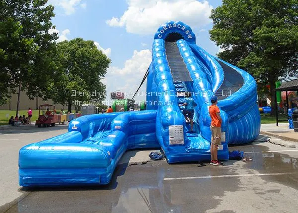 Inflatable Slip and Slide Inflatable Water Slide Axs-07 photo-3
