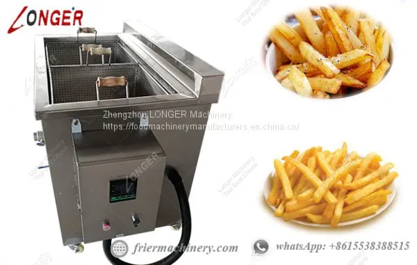 200KG/H Electric Heating Automatic French Fries Frying Machine Equipment Commercial photo-3