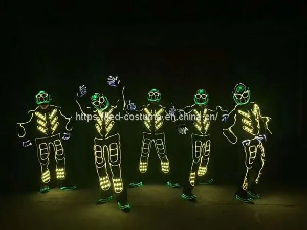 LED Светящиеся Костюмы для Трон-Данса