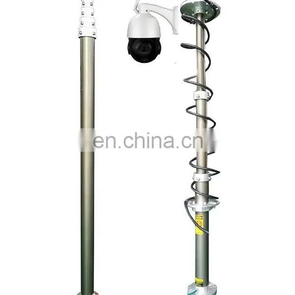 8 Meter Aerial Pole Photography Vehicle Mounted Fast Mast photo-4