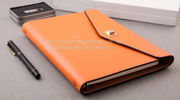 2020 New 6 Ring Bind Notebook Custom a5 Planner Kraft Diary Calendar Card Holder Logo Printing Notebook photo-2