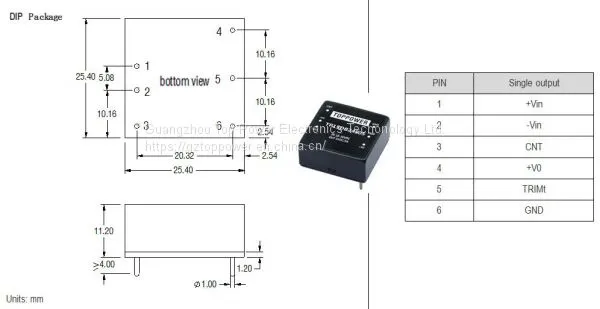 20W 1.5KVDC Wide Voltage Input DC/DC Converters photo-2